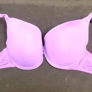 Womens purple PINK victoria secret push up 34C bra